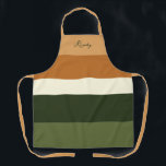 Rivku Special order Apron<br><div class="desc">This clean modern stripe design will give a professional look to your favorite Challah baker. Her baking is a work of art! Sign her name on the apron and celebrate the art of fine baking with this fresh, look. Coordinates with our Matching Striped Challa Dough Cover which you can find...</div>
