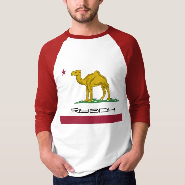 Riyadh not California Republic T-Shirt (Front)