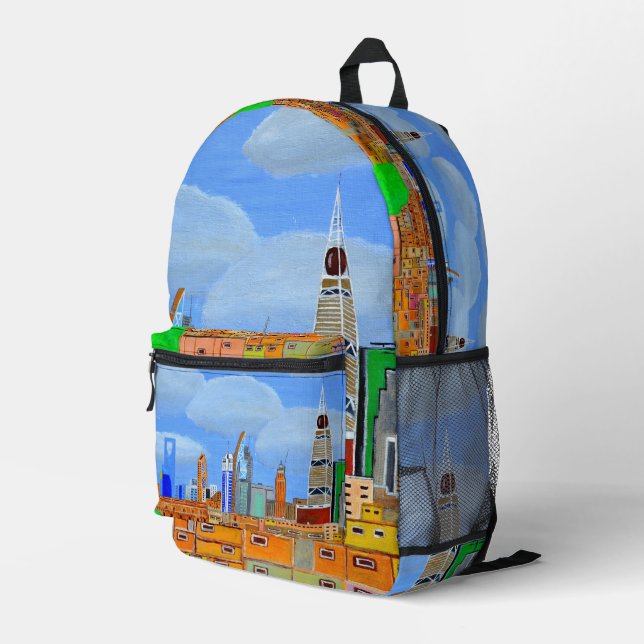 Riyadh, Saudi Arabia backpack  (Back Corner Right)