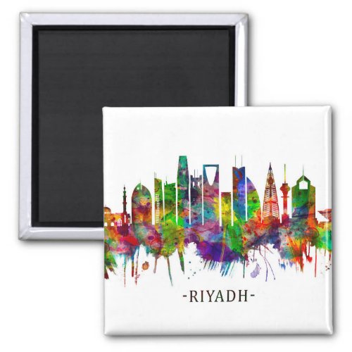 Riyadh Saudi Arabia Skyline Magnet