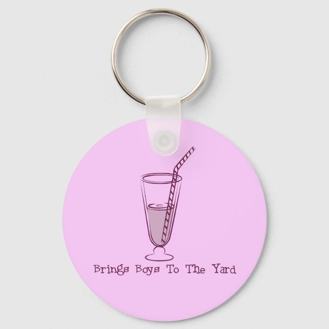 Riyah-Li Designs Milkshake Keychain (Front)