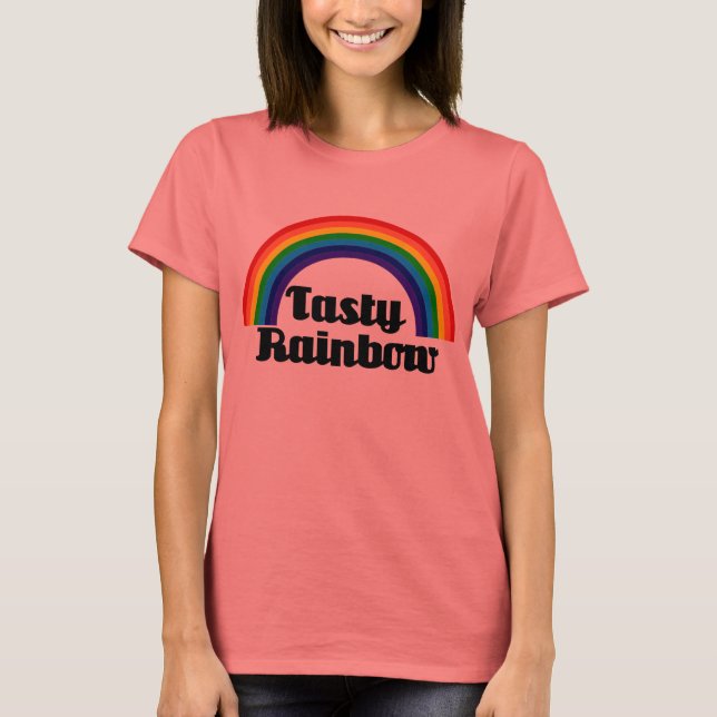Riyah-Li Designs Tasty Rainbow T-Shirt (Front)