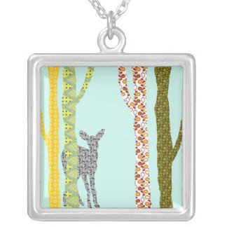 Riyah-Li Designs Woodland Forest Silver Plated Necklace