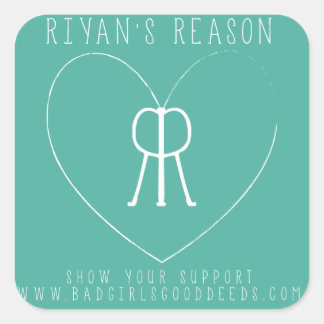 Riyan's Reason Square Sticker