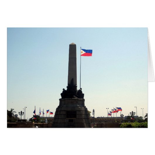 rizal monument pillar cards (Front Horizontal)