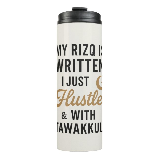 Rizq is Written – Islamic Coffee Mug | Tawakkul  (Front)