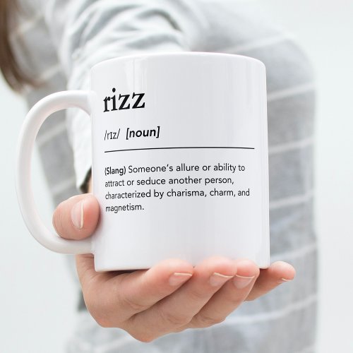 rizz definition word of the year 2023 coffee mug