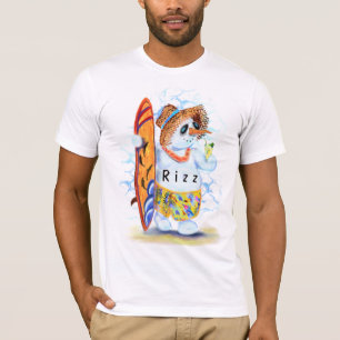 Rizz T-Shirt Snowman Surfer