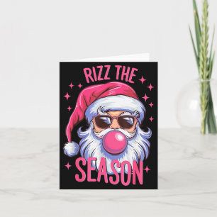 Rizz The Season Funny Christmas Pajamas Rizzler Sa Card
