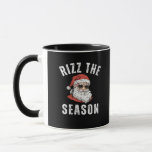 Rizz The Season Funny Santa Merry Rizzmas Rizzler  Mug