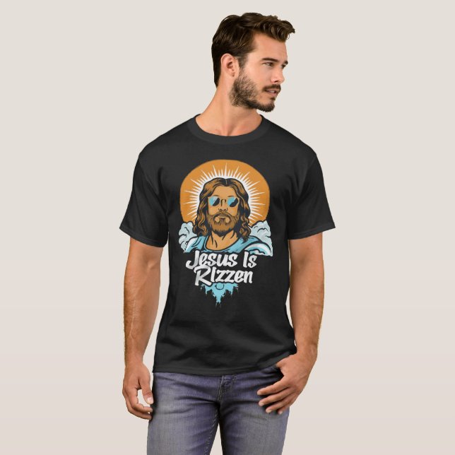 Rizzin' Christ: Easter Swag T-Shirt (Front Full)