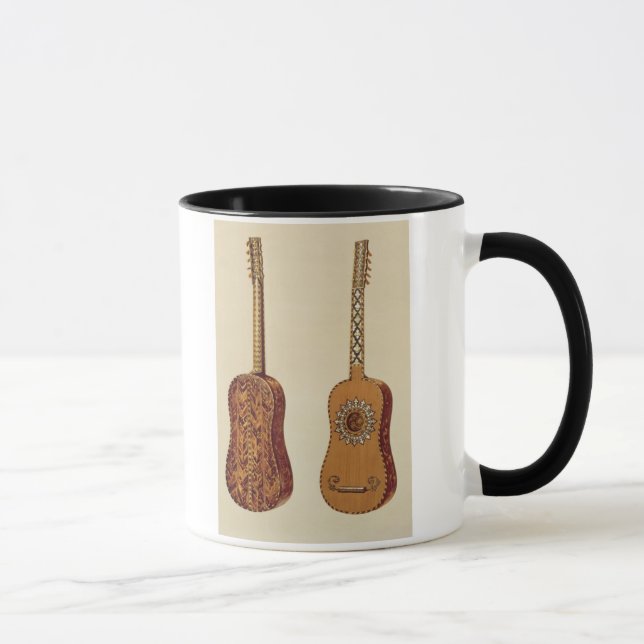 Rizzio Guitar, from 'Musical Instruments' (coloure Mug (Right)