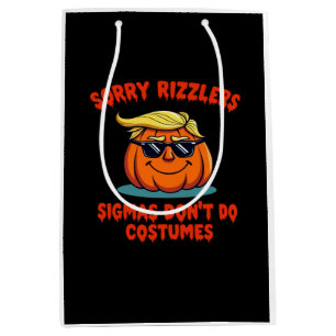 Rizzlers, Sigmas Don’t Do Costumes - Trumpkin Sigm Medium Gift Bag