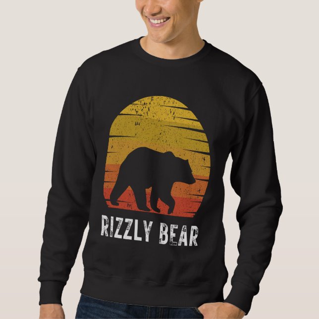 Rizzly Bear  2 Sweatshirt (Front)
