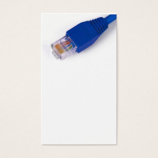 Customizable rj45 - computer network connector business card templates