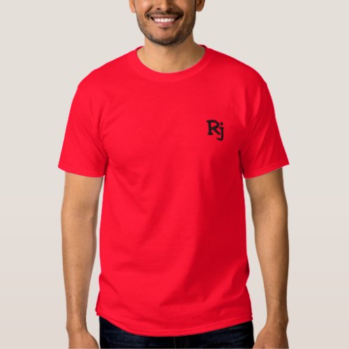 RJ Redefined Unleash Your Style with Our Red T_S Embroidered T_Shirt