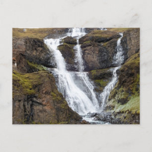 Rjukandi waterfall, Iceland Postcard