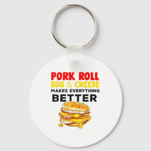 Rk Roll Egg And Cheese New Jersey Pride Nj Foodie Keychain