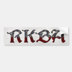 RKBA Right to Keep and Bear Arms Bumper Sticker