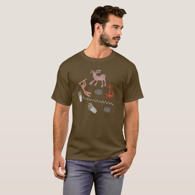 RKOriginals. Petroglyphs mix T-Shirt (Front Full)