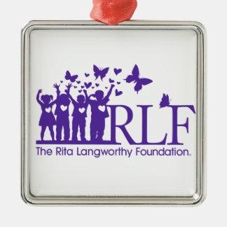 RLF Logo Premium Square Ornament