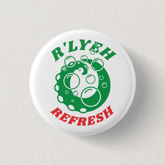 R'lyeh Laundry Detergent Innsmouth Lovecraft Button (Front)