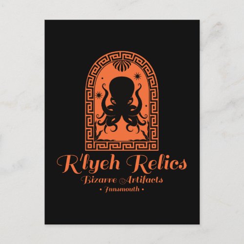 Rlyeh Relics Innsmouth Antiques Postcard