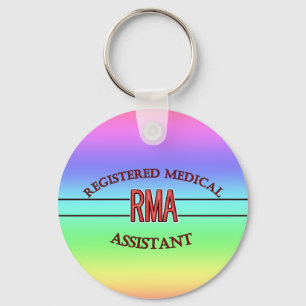 RMA LOGO REGISTERED MEDICAL ASSISTANT KEYCHAIN