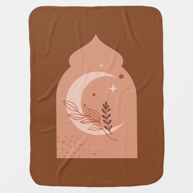  Rmadan Kareem Aesthetic Boho Fleece Blanket (Front)
