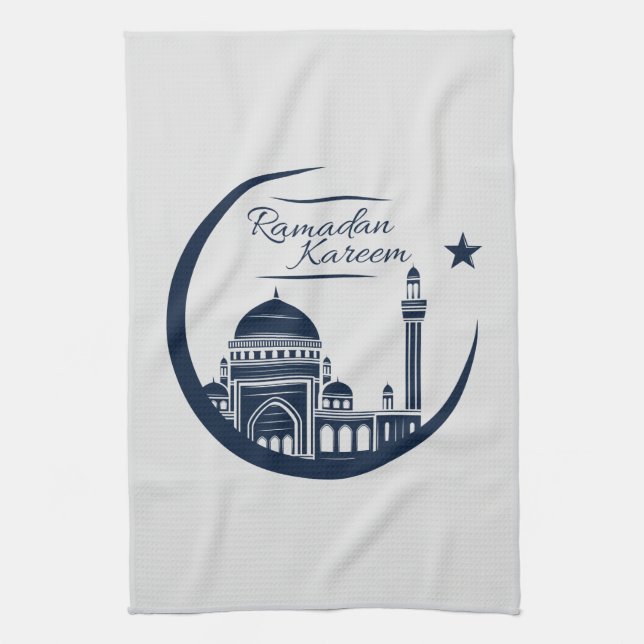  Rmadan Kareem Fleece Blanket Kitchen Towel (Vertical)