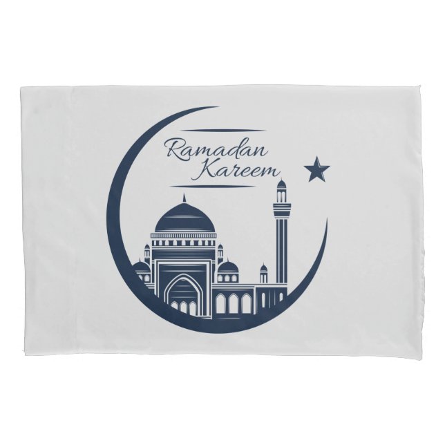  Rmadan Kareem Fleece Blanket Pillow Case (Front)