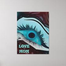 rmdesignflo55 elegant  green eye love mom design