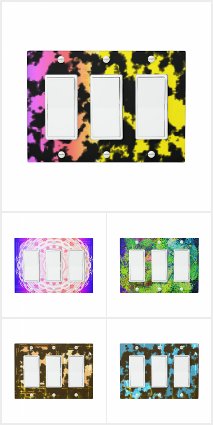 RMdesignflo55 TopFlow    Triple Rocker Light Switc