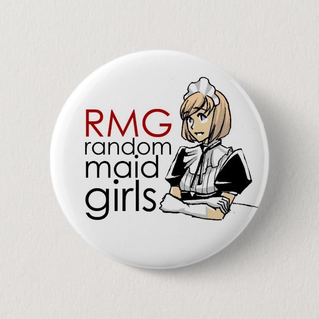 RMG Random Maid Girls Button (Front)