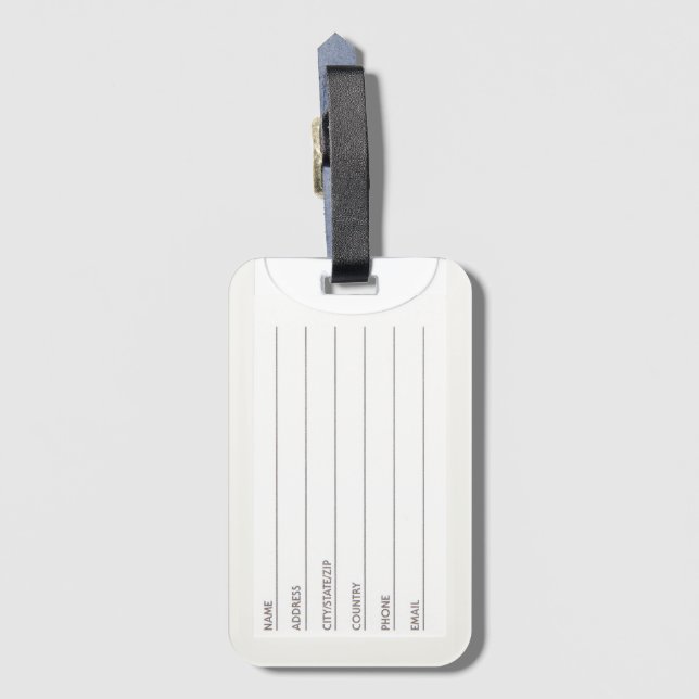 RMP luggage Tag (Back Vertical)