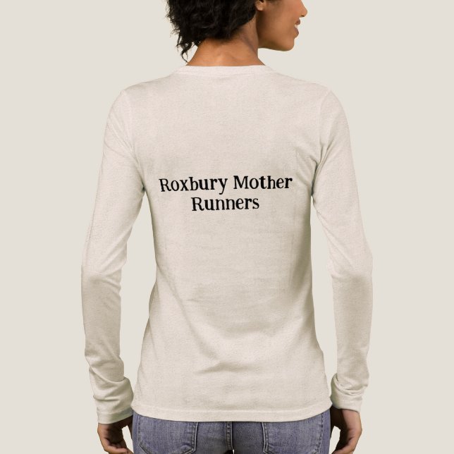 RMR oatmeal longsleeve Tri-Blend Shirt (Back)