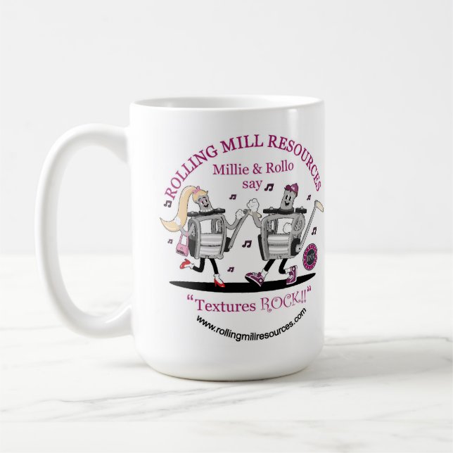 RMR Textures Rock 15 oz Mug (Left)