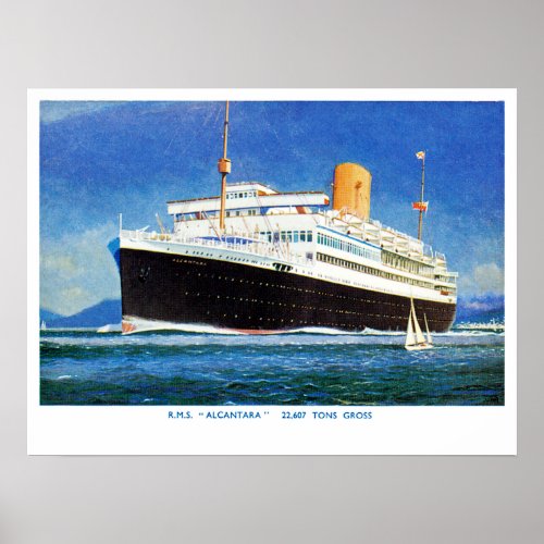 RMS Alcantara Poster