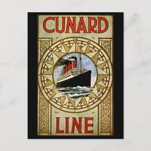 RMS Berengaria Cunard Line Vintage Luxury Liner Postcard