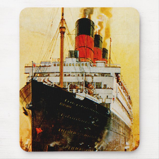 RMS Berengaria Mouse Pad (Front)