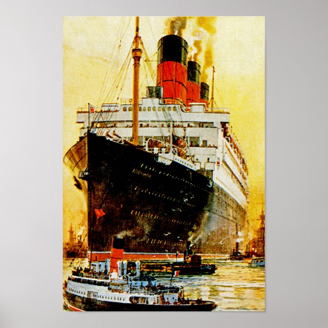 RMS Berengaria Poster (Front)