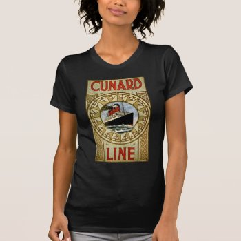 Rms Berengaria Vintage Cunard Line T-shirt by scenesfromthepast at Zazzle