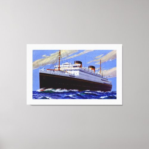 RMS Britannic  L Canvas Print