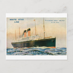 RMS Celtic Postcard