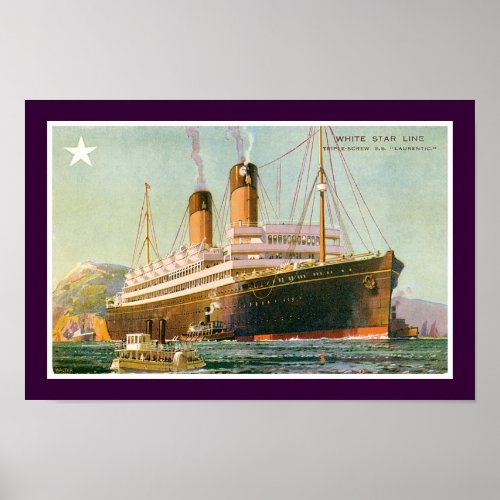 RMS Laurentic Poster