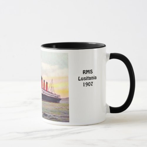 RMS Lusitania 1907 Mug