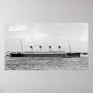 RMS Olympic: Broadside View Poster
