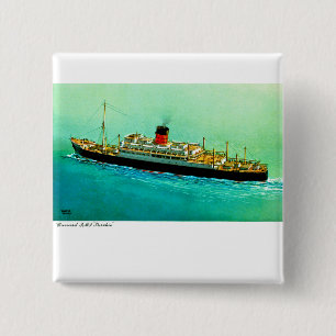 RMS Parthia Pinback Button