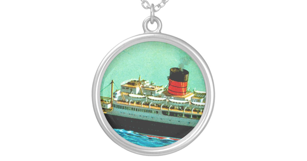 RMS Parthia Silver Plated Necklace | Zazzle