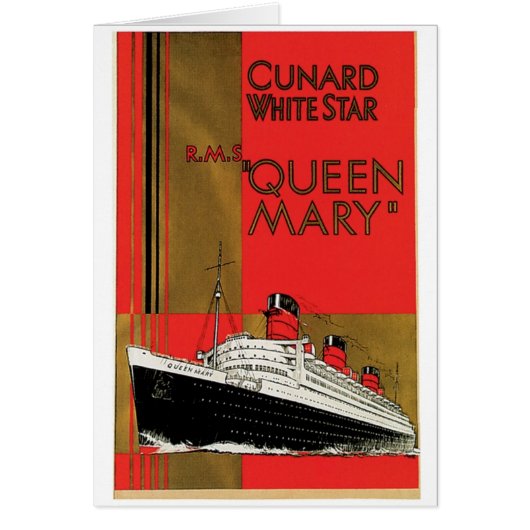 RMS Queen Mary Cards (Front)